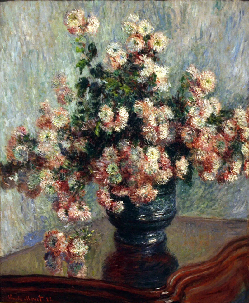 Os crisântemos - Claude Monet