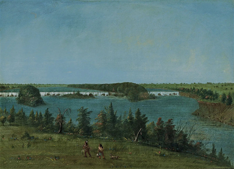 As quedas de Saint-Antoine - George Catlin