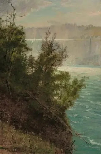 As quedas do Niágara do lado americano - Albert Bierstadt