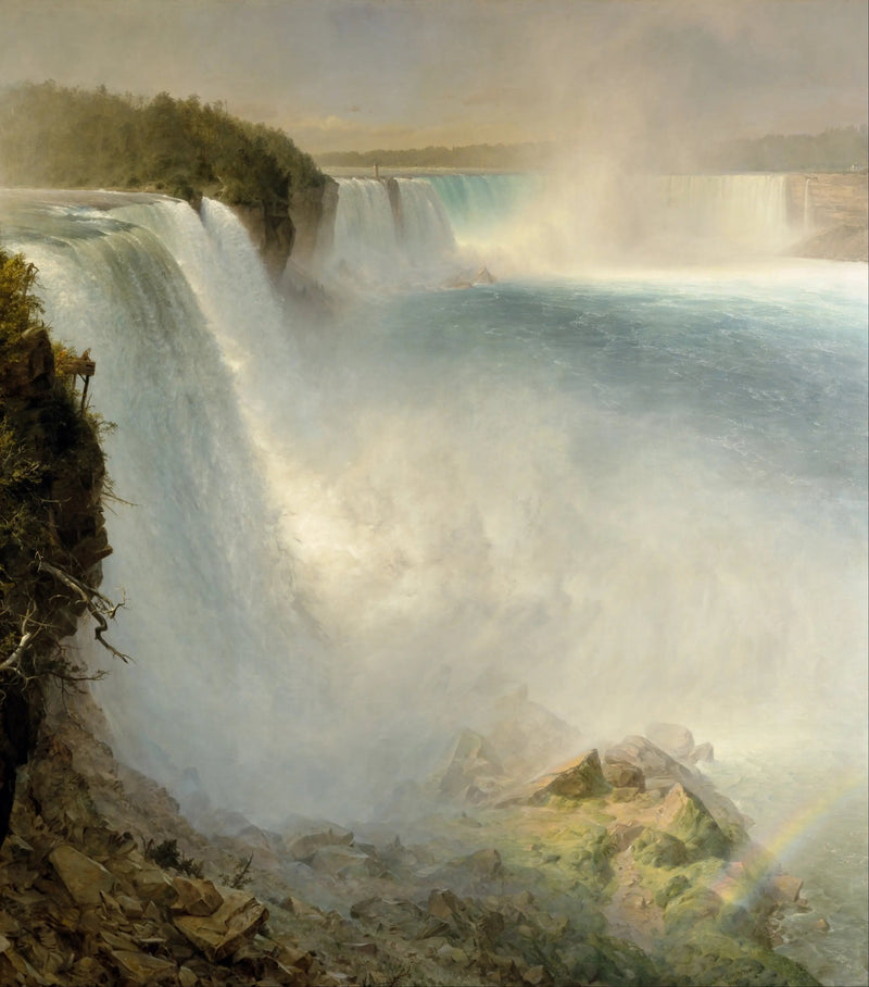 As Cataratas do Niágara do lado americano - Frederic Edwin Church