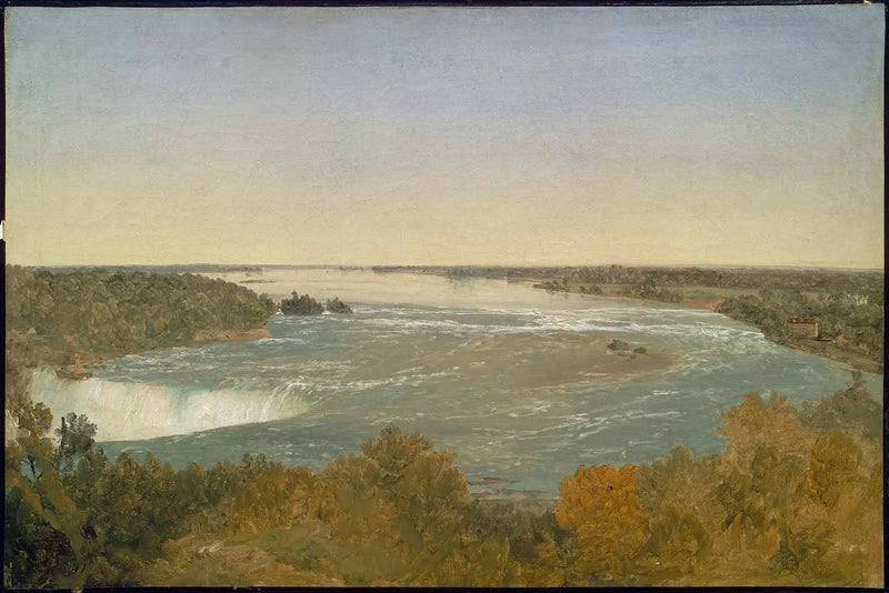 As quedas do Niágara e as corredeiras - John Frederick Kensett