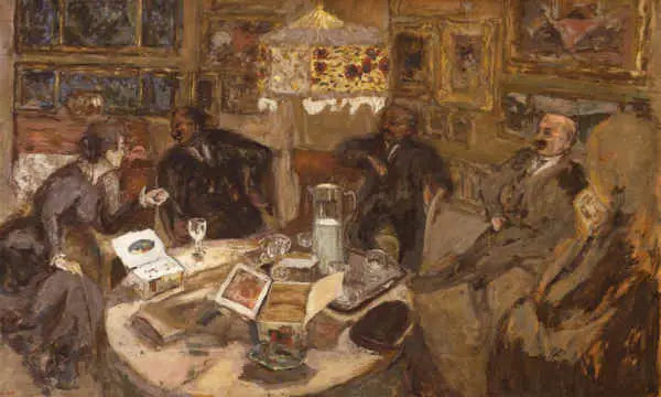 Os charutos - Édouard Vuillard