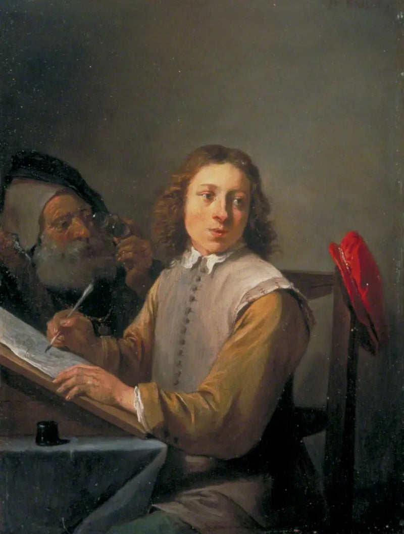 Os cinco sentidos: a visão - David Teniers Júnior