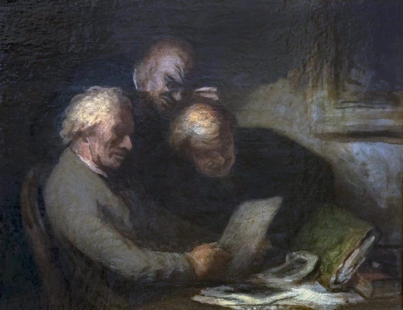 Os Colecionadores de Gravuras - Honoré Daumier