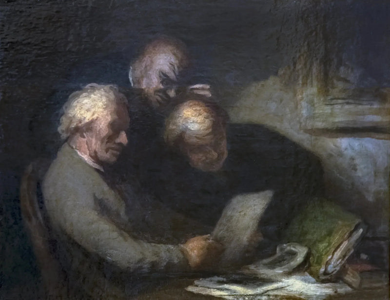 Os Colecionadores de Gravuras - Honoré Daumier