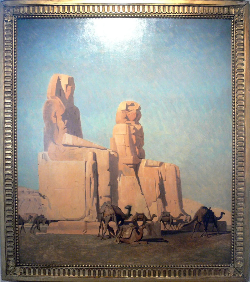Os Colossos de Tebas, Memnon e Sesostris - Jean-Léon Gérôme