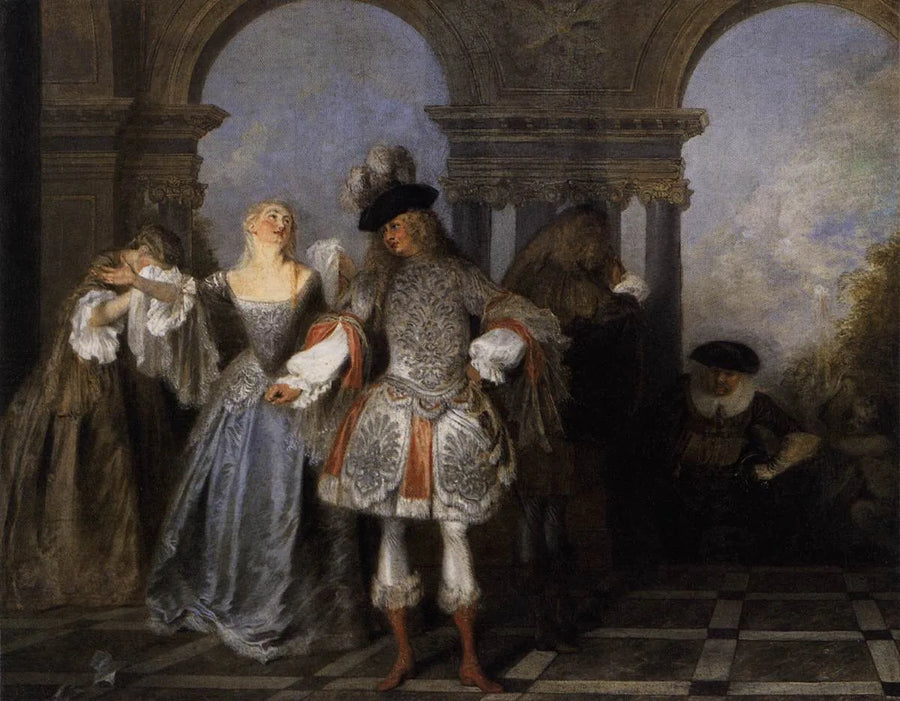 Os atores franceses - Antoine Watteau