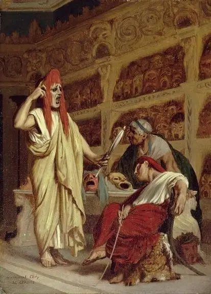 Os Comediantes - Jean-Léon Gérôme
