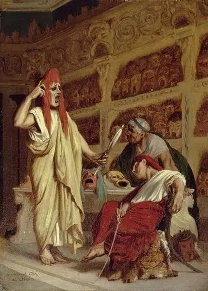 Os Comediantes - Jean-Léon Gérôme
