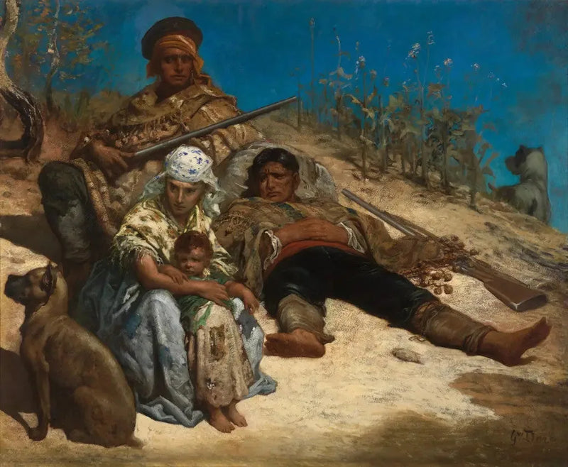 Os contrabandistas espanhóis - Gustave Doré