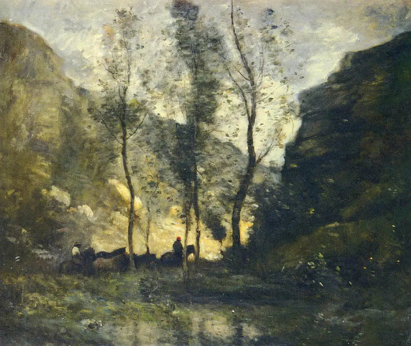 Os contrabandistas - Jean-Baptiste Camille Corot
