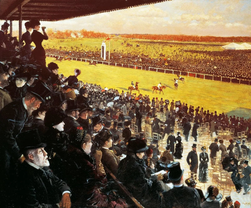As corridas em Longchamp - II - Giuseppe De Nittis