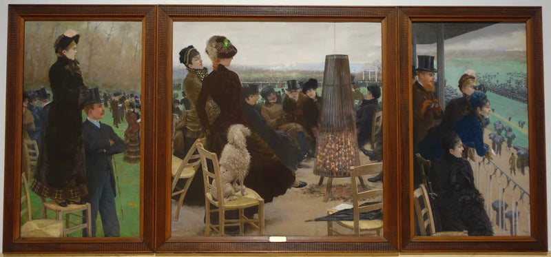 As corridas no Bois de Boulogne - Giuseppe De Nittis