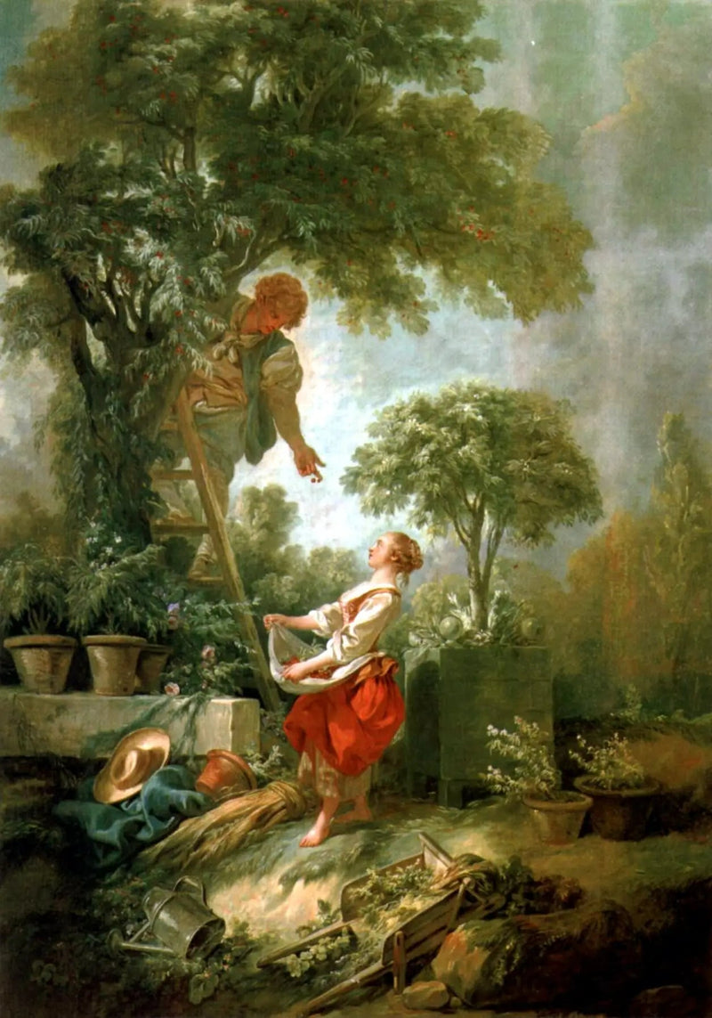 Os colhedores de cerejas - François Boucher
