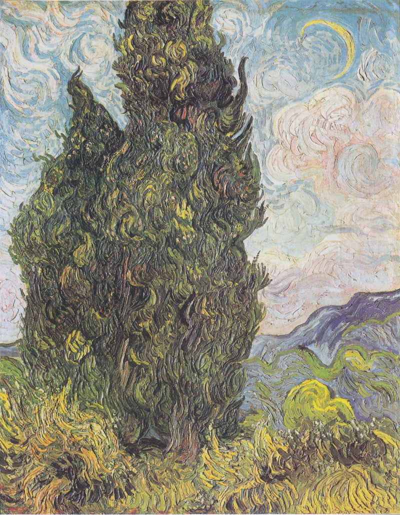 Os Ciprestes - Vincent van Gogh