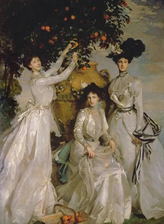 As damas Alexandra, Mary e Theo Acheson - John Singer Sargent
