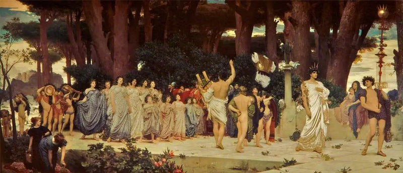 Les Daphnéphories - Frederic Leighton