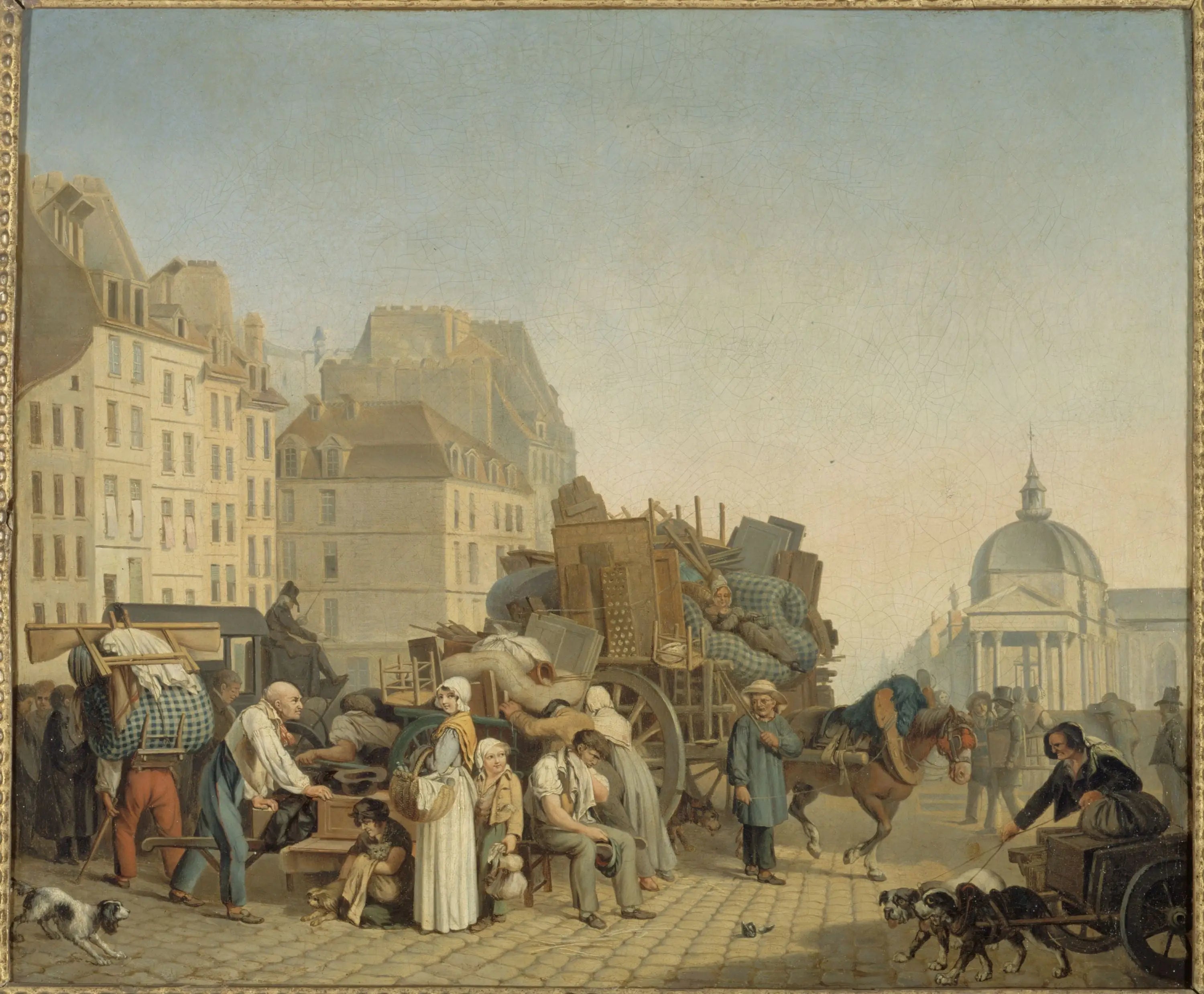 Les Déménagements - Louis-Léopold Boilly image 1 tableau peint à l’huile sur toile