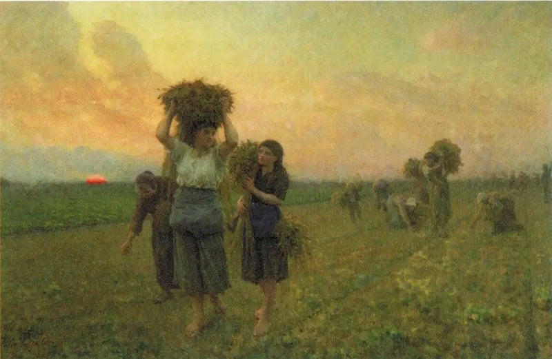As últimas colheitadeiras - Jules Breton