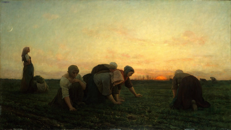 Os desbastadores - Jules Breton
