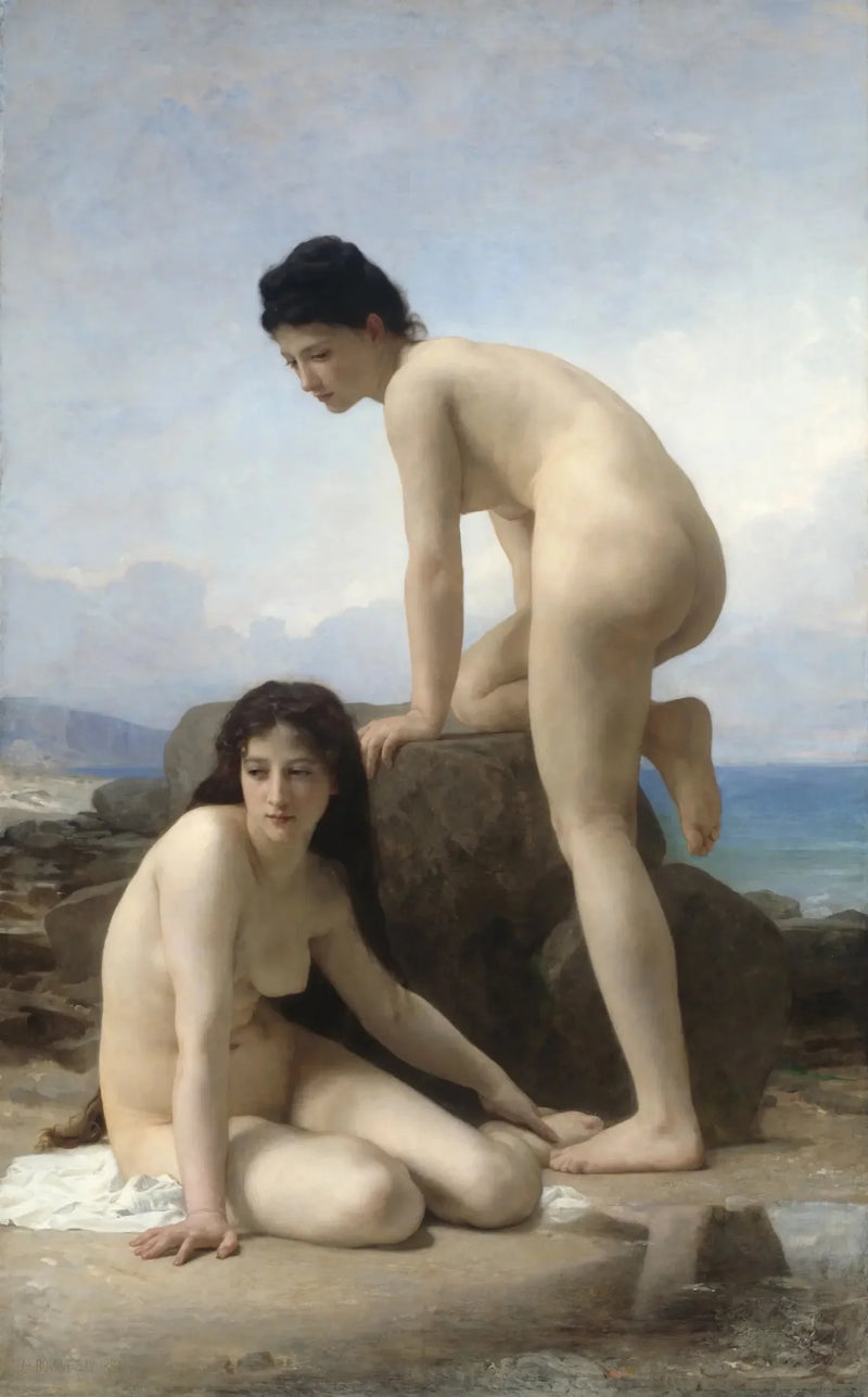 As Duas Banheiras - Bouguereau