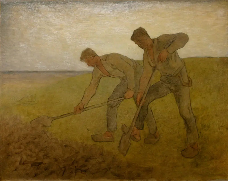 Os dois cultivadores - Jean-François Millet