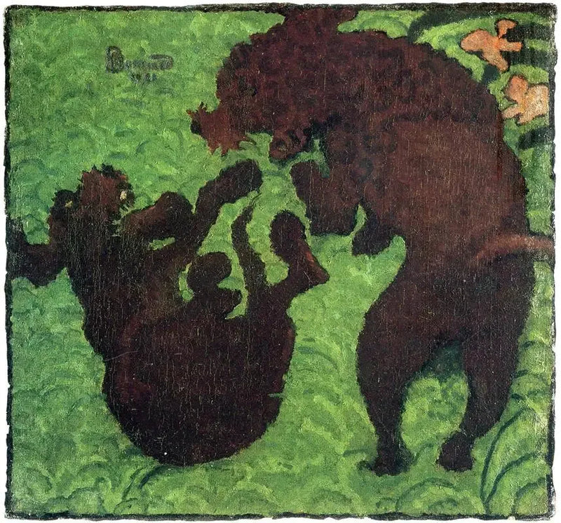 Os dois poodles - Pierre Bonnard