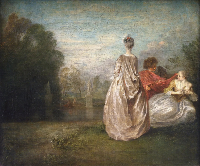 Os Dois Cousins - Antoine Watteau