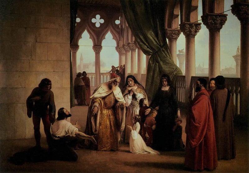 Os dois Foscari - Francesco Hayez