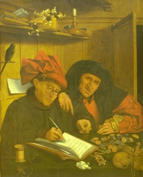 Os dois arrecadadores de impostos - Quentin Metsys