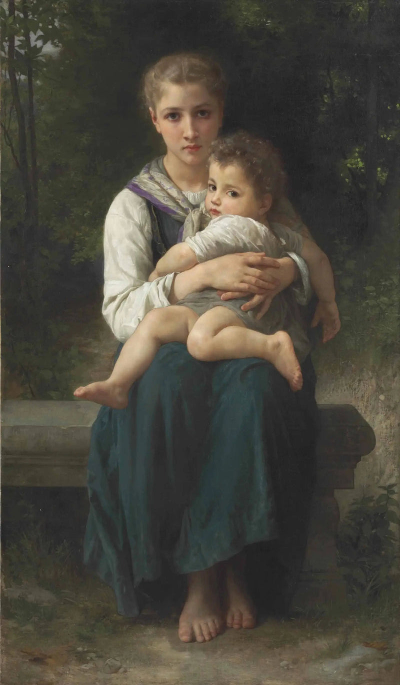 As duas irmãs - Bouguereau