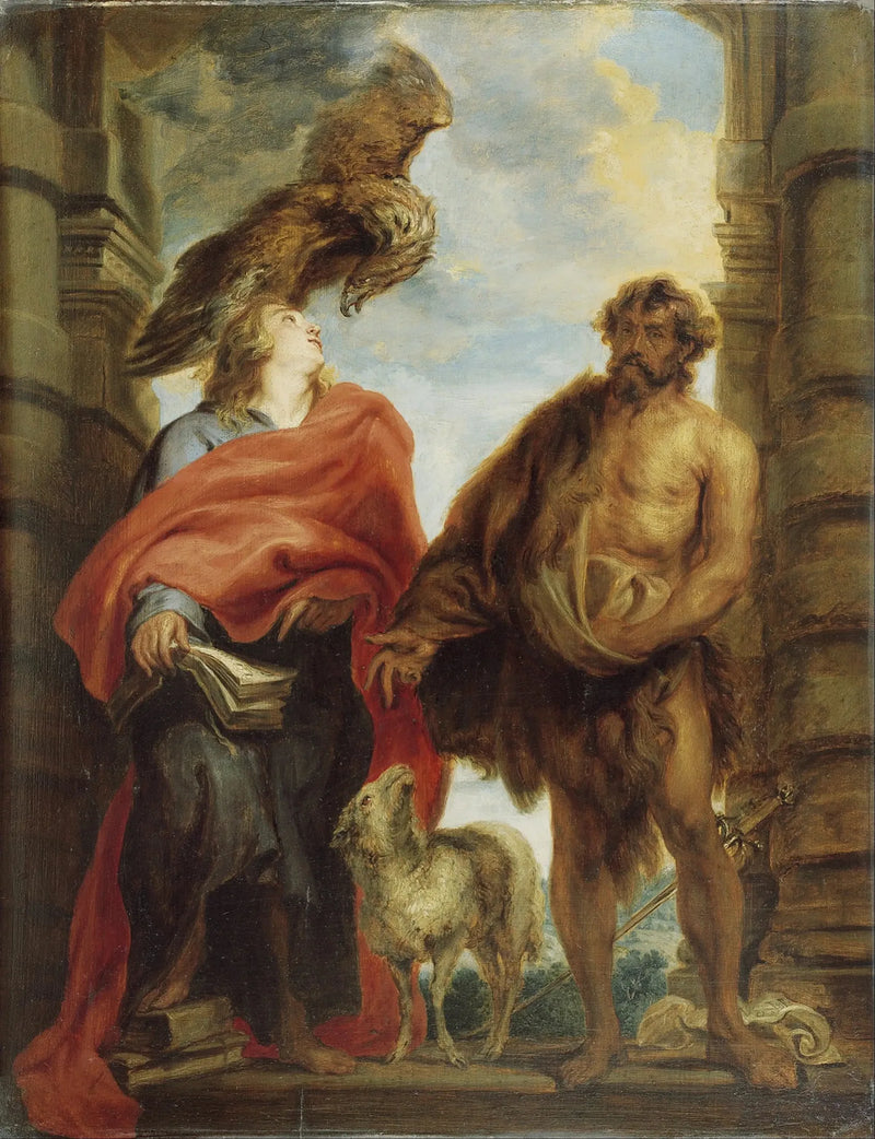 Os Dois Santos João - Antoine van Dyck