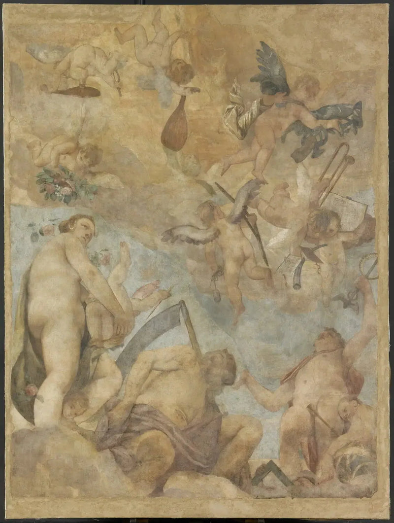 Os Deuses do Olimpo: Vênus, Saturno e Mercúrio - Paul Véronèse