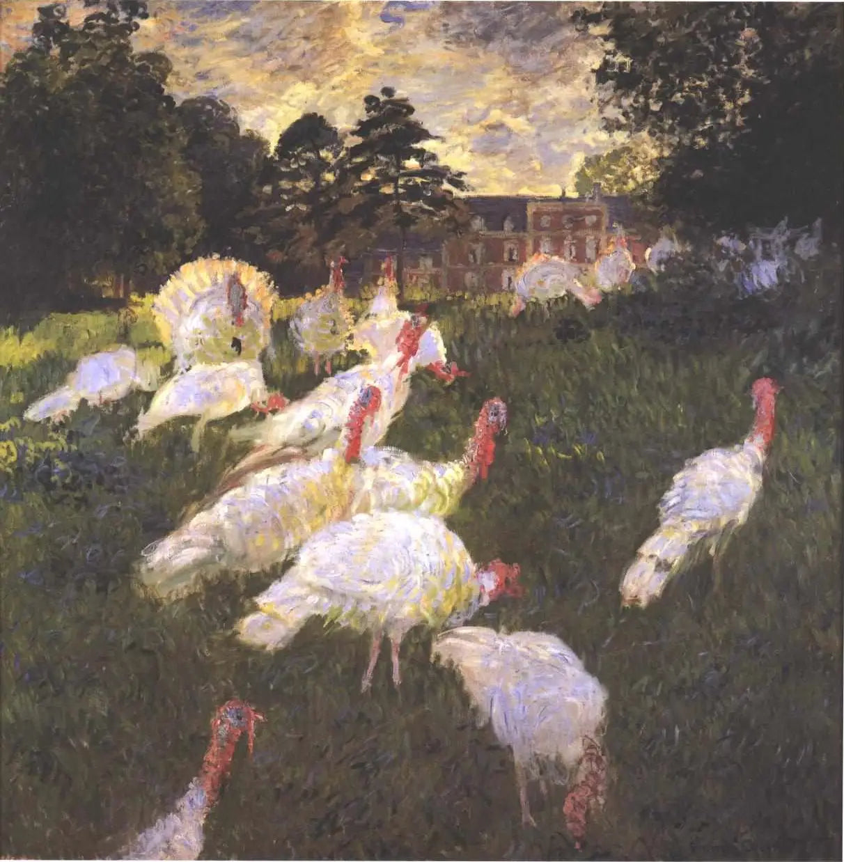 Les Dindons - Claude Monet image 1 reproduction réalisée par Alpha Reproduction