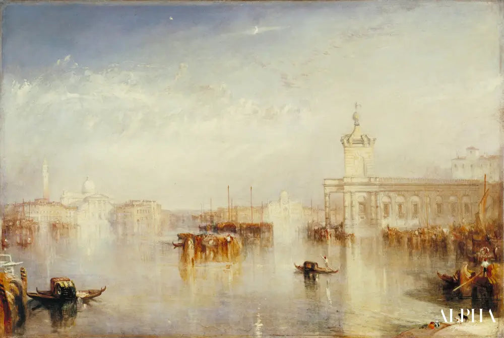 Les Dogana San Giorgio Citella - William Turner - Reproductions de tableaux et peintures haut de gamme