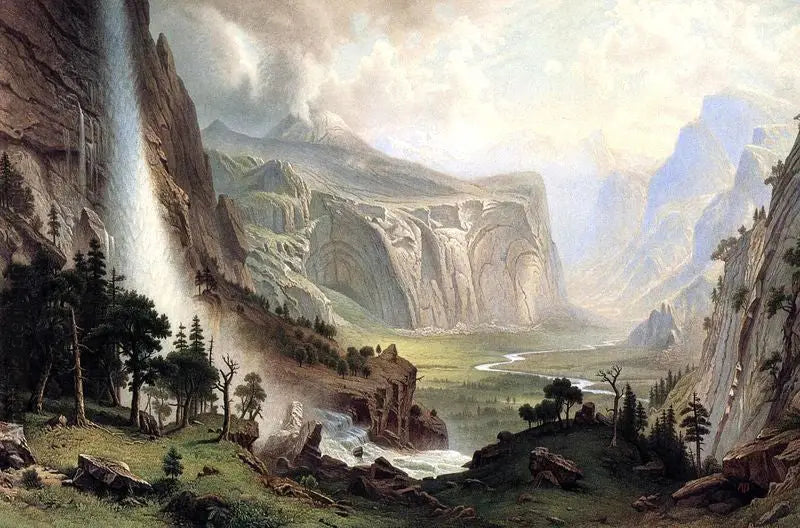 Os Domos do Yosemite - Albert Bierstadt