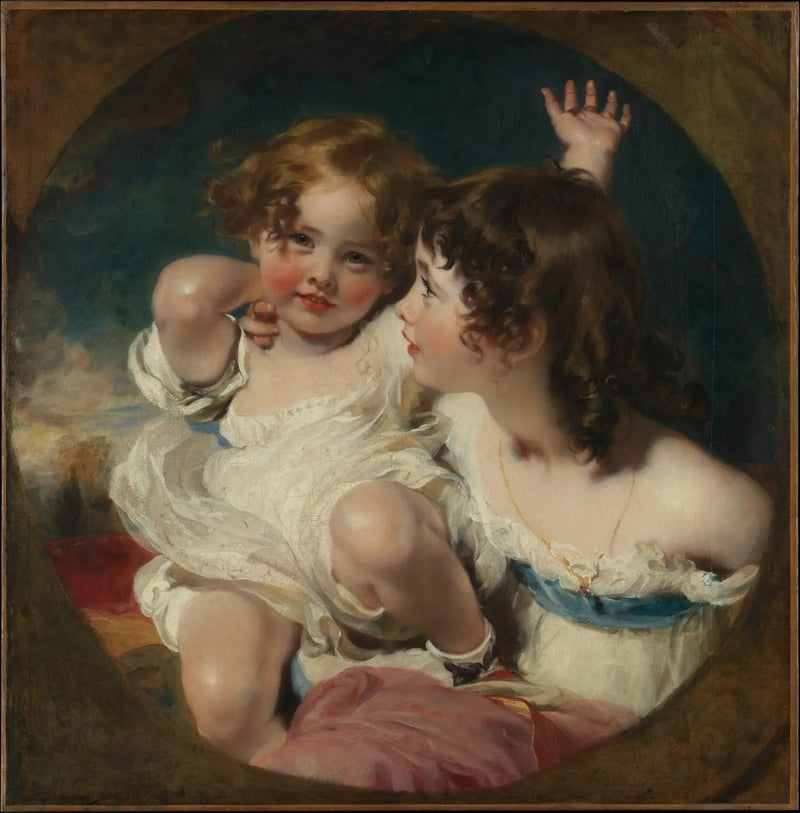 As crianças Calmady (Emily, 1818–1906, e Laura Anne, 1820–1894) - Thomas Lawrence