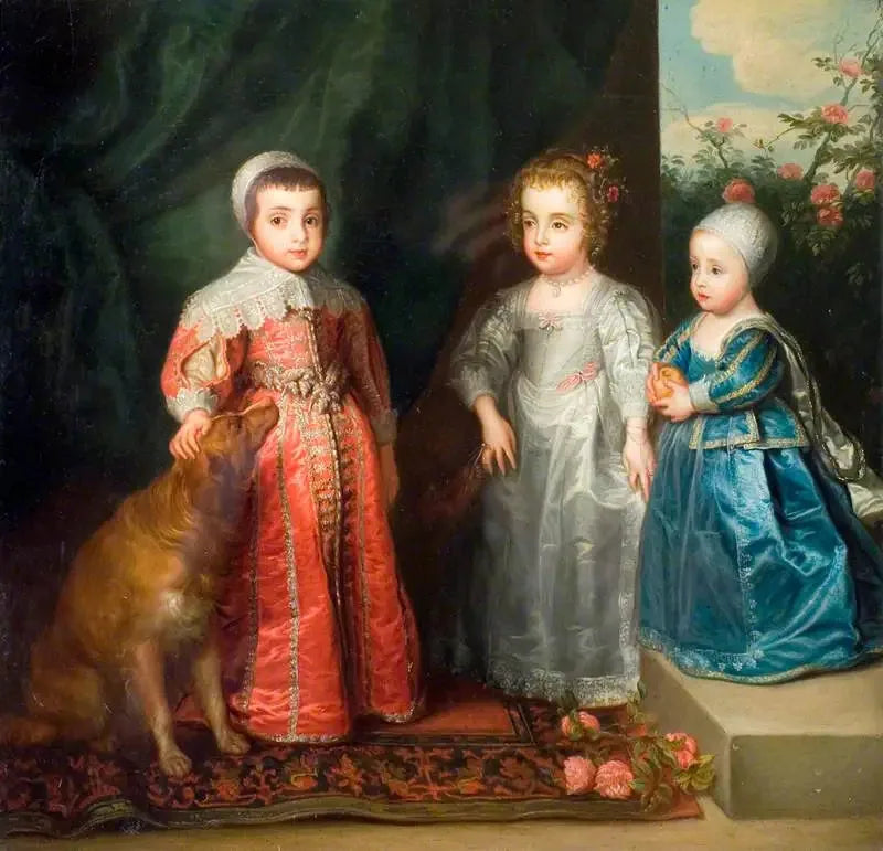 Os filhos de Carlos I - Antoine van Dyck