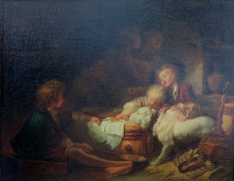 Os filhos do fazendeiro - Jean-Honoré Fragonard