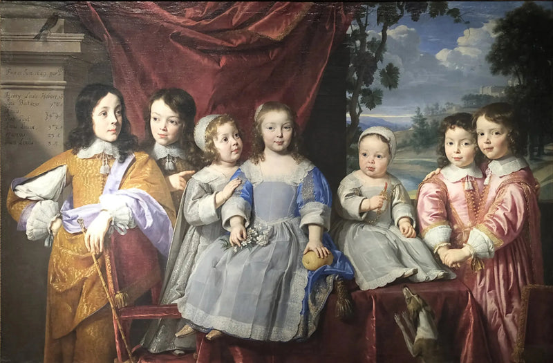 As Crianças Habert de Montmor - Philippe de Champaigne