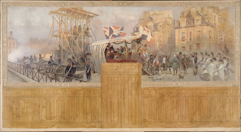 Os recrutamentos voluntários em 1792 - Édouard Detaille