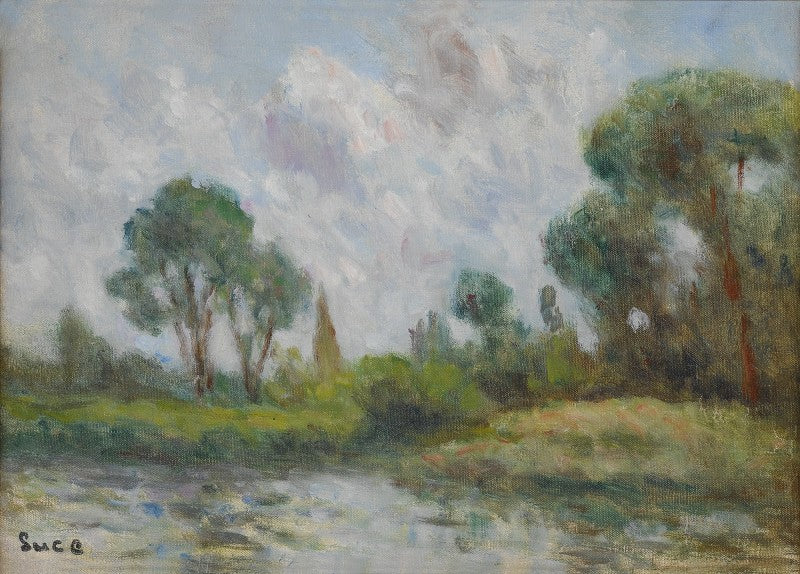 Os arredores de Saint-Ay - Maximilien Luce