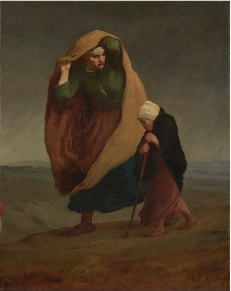 Os Errantes - Jean-François Millet