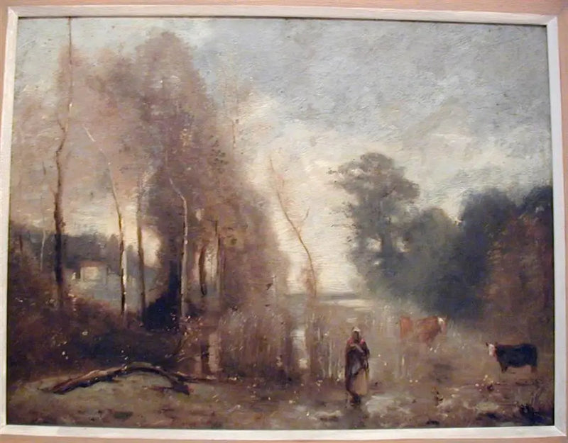 Os Estanques de Ville d'Avray - Jean-Baptiste Camille Corot