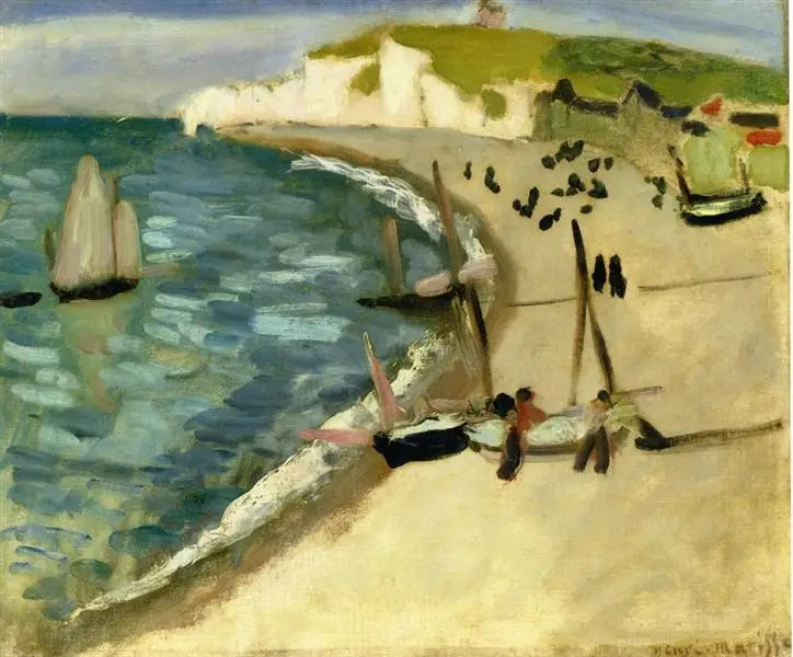 As Falésias em Étretat - Henri Matisse