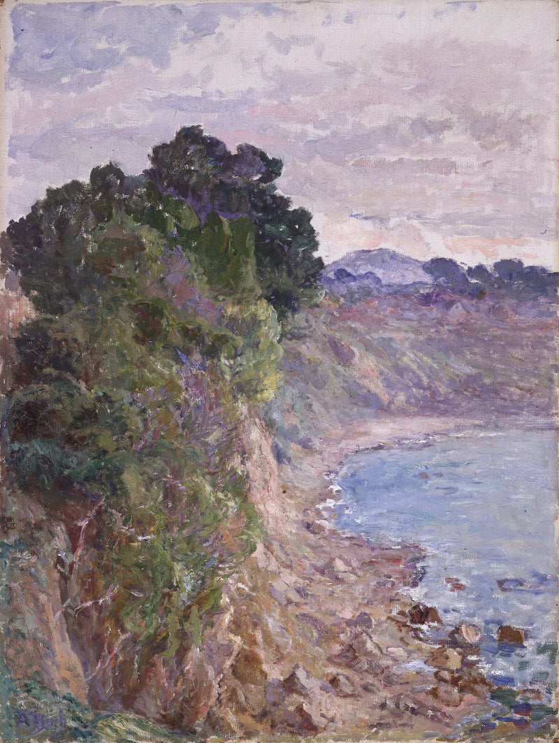 As Falésias em Sanary (Província de Provença) - Anna Boch