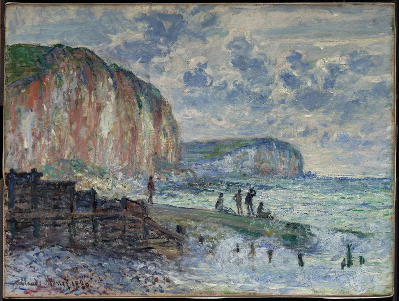 As falésias das Petites Dalles - Claude Monet