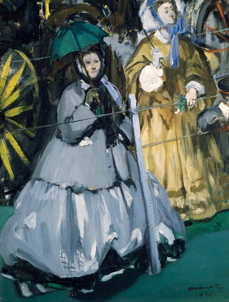 As mulheres nas corridas - Édouard Manet