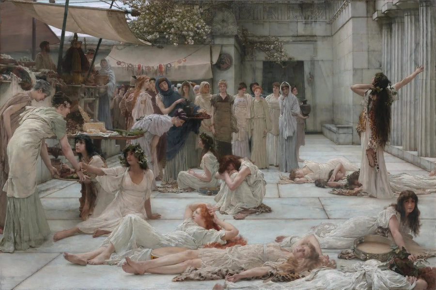 As Mulheres de Amphissa - Lawrence Alma-Tadema