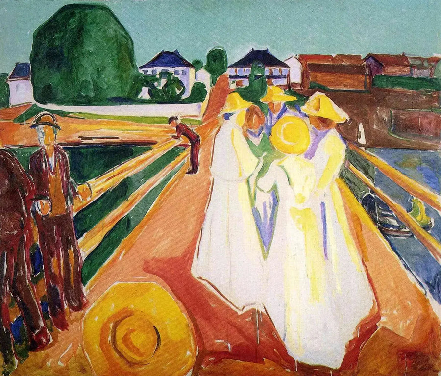 As Mulheres na Ponte - Edvard Munch